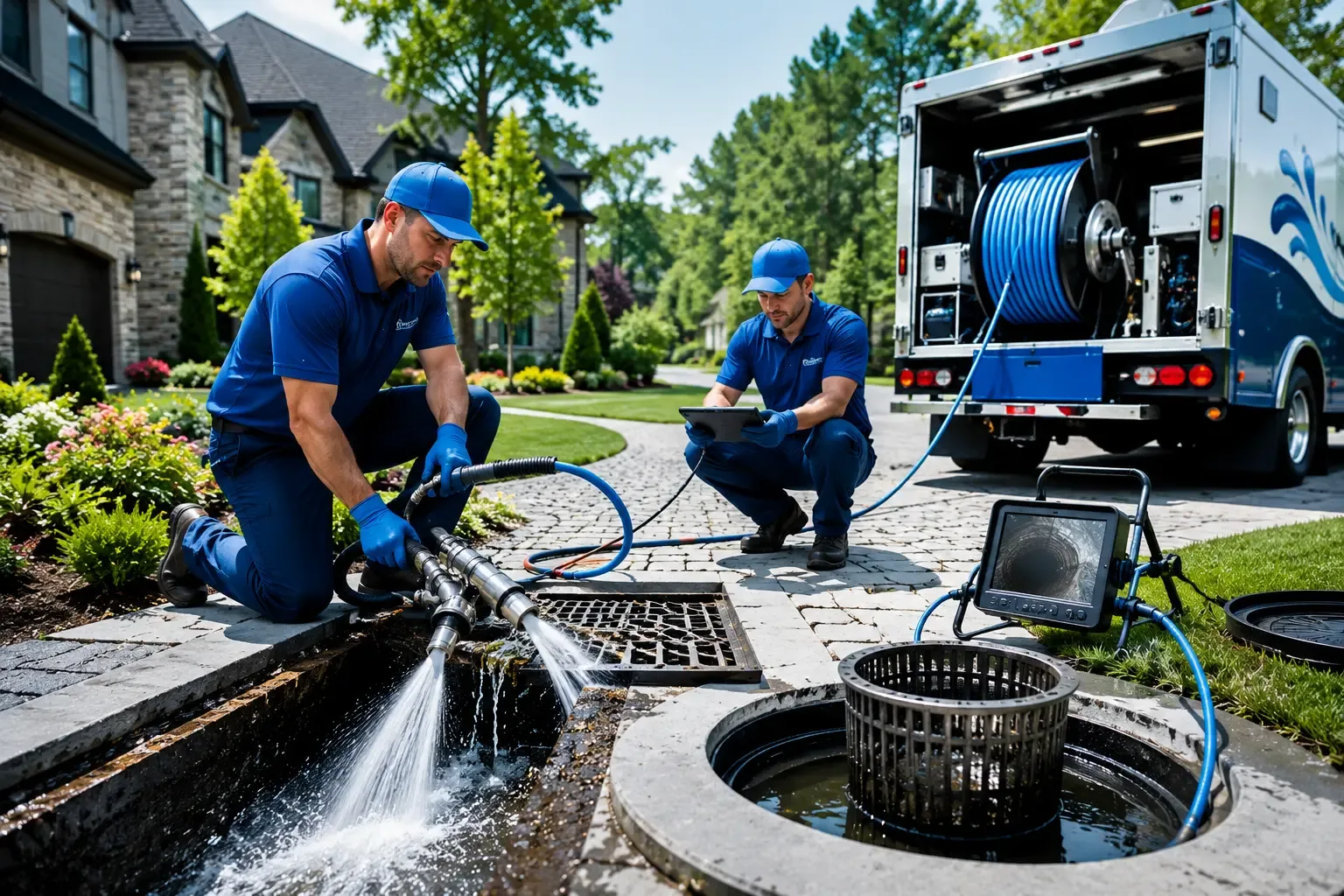 Local outdoor drain cleaning professionals in Slovan, PA